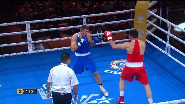 Finals (91kg) KUTTYBEKOV Abzal (KAZ) vs SAGAIDAK Ivan (RUS) | CISM 58th World смотреть онлайн