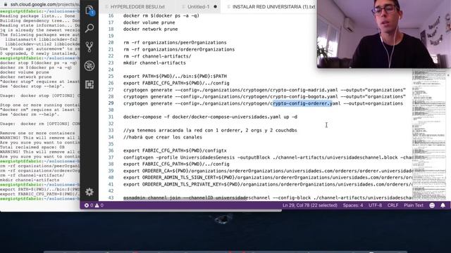Proyecto Hyperledger Fabric con Docker para una red universitaria española смотреть онлайн