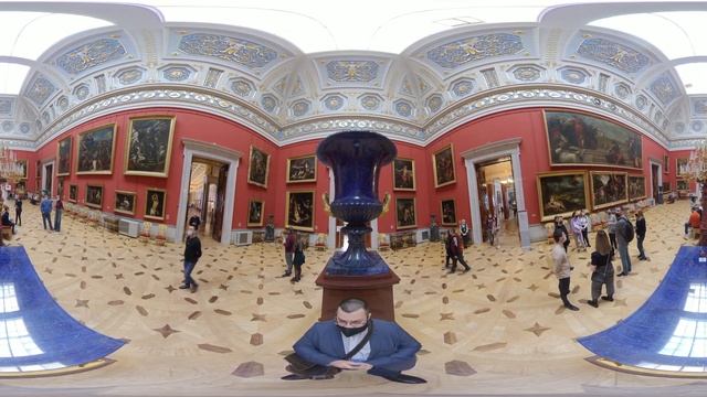 Werfen Sie einen Blick auf das Eremitage-Museum in Russland (360 VR) смотреть онлайн
