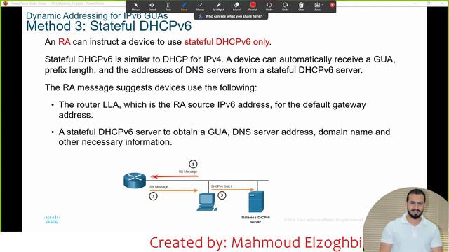 17- CCNA 200-301-Sem-1 (IPv6 Addressing - Part-2) شرح بالعربى