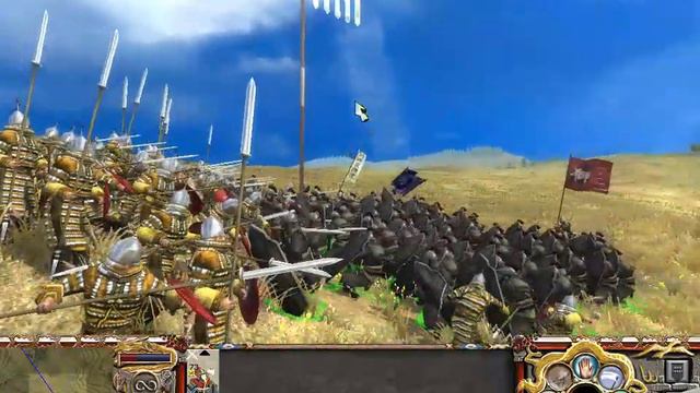 The fight among Soldiers: Infantry with lame Armor of Song Dynasty VS Pike Infantry Tibetan Empire смотреть онлайн