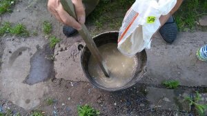 Гасим известь. Как надо гасить известь! Негашёная гашёная известь. Сколько воды для гашения извести