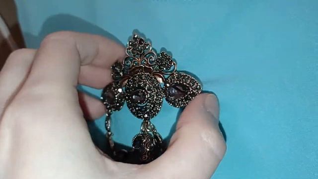 брошь - подвеска, винтажный стиль смотреть онлайн