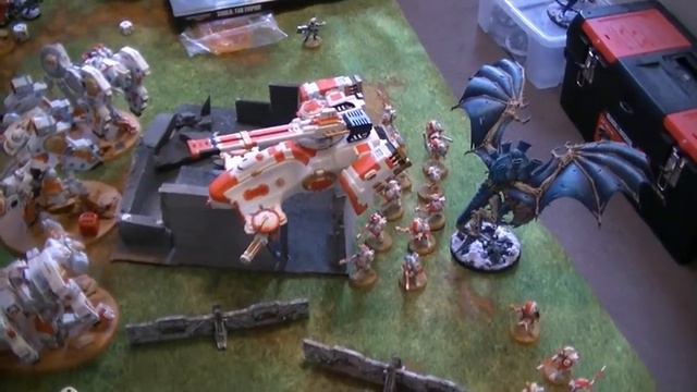 Warhammer 40k Battle Report Tyranids Vs Tau Empire смотреть онлайн