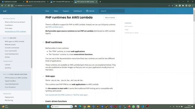 PHP pada AWS Lambda - PHP Bref #DiaryProgrammer смотреть онлайн