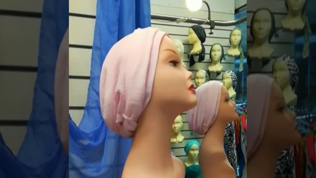 Стилизованная под чалму шапочка из крэш-шифона смотреть онлайн