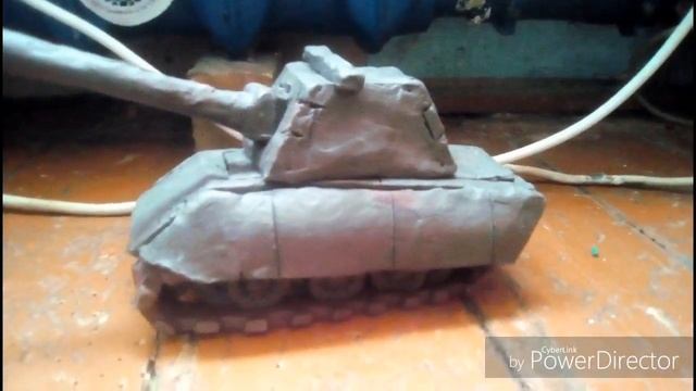 Танк Е-100 из пластилина смотреть онлайн
