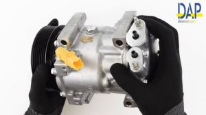 Компрессор кондиционера Рено Дастер (Renault Duster, Nissan Terrano) DAP