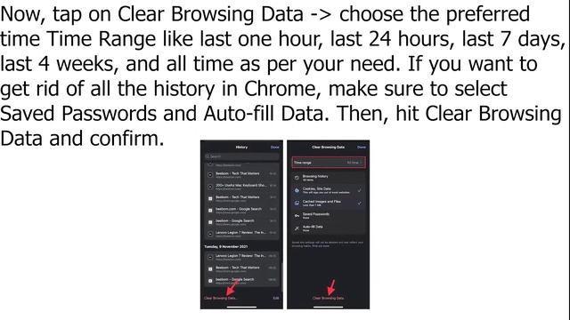 How To Clear Cookies and Browsing History in Google Chrome on iPhone and iPad смотреть онлайн