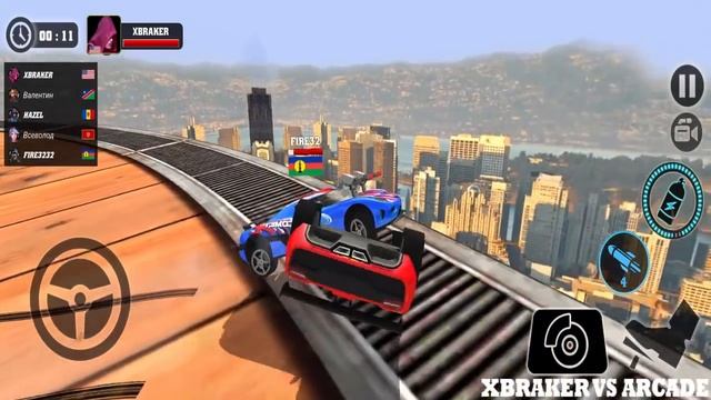 Impossible Car Tracks 3D Update - Demolition Mode: Red Car Driving Battle Simulator Android Gamepla смотреть онлайн