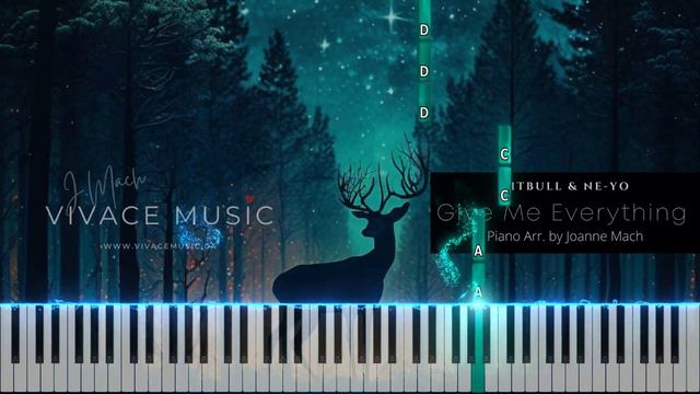 Give Me Everything - PITBULL & NE-YO | Piano Cover by - Vivace Music | Easy Piano Tutorial смотреть онлайн