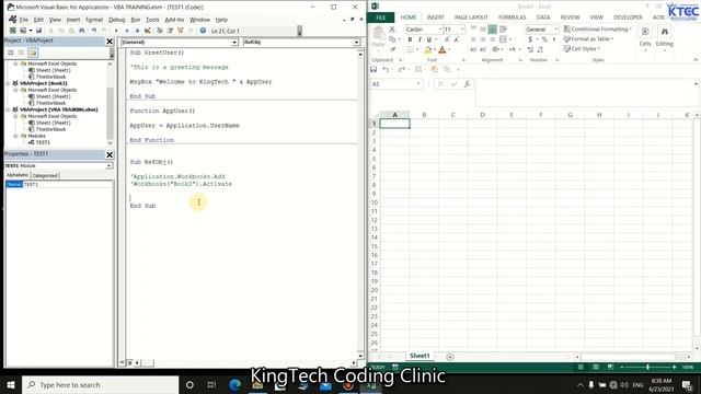 MS Excel VBA Tutorials For Beginners Lesson 2 (Working With Excel Objects) смотреть онлайн