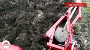 Донг Фенг DF-244G2 с кабиной и с 3-х корпусным плугом Wirax - отзыв клиента о работе минитрактора!