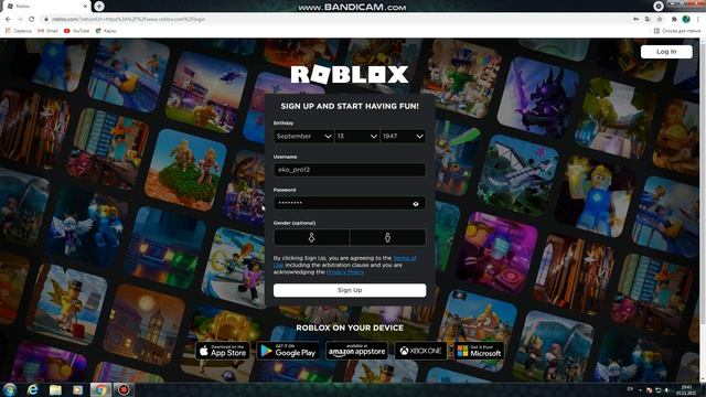 КАК БЫСТРО ЗАРЕГИСТРИРОВАТЬСЯ В РОБЛОКС смотреть онлайн