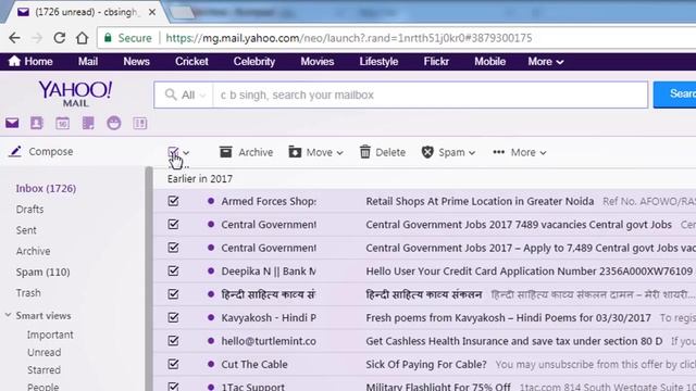 How To Delete All Mails From Yahoo Account смотреть онлайн