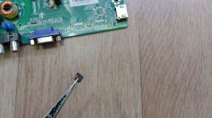 Не включается телевизор THOMSON T32ED05U-01B / Ремонт блока питания / Прошивка после сбоя питания