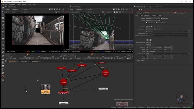 Nuke Tutorial – Camera Projection in Nuke [English] | Build 3D Environment From 2D Image смотреть онлайн