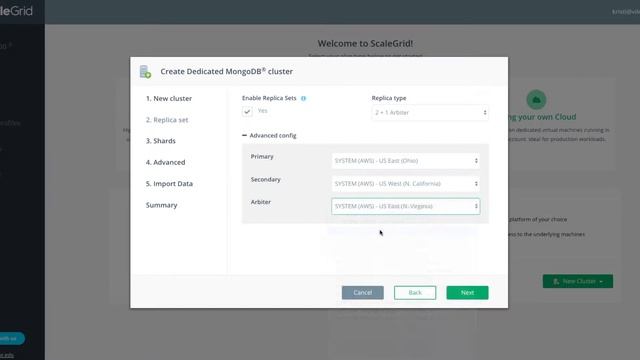 MongoDB Hosting: Create a New Dedicated Cluster [ScaleGrid DBaaS Tutorial] смотреть онлайн