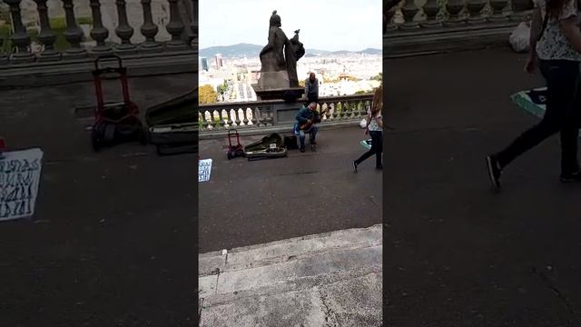 MNAC Museum near Spain Square - Barcelona - Spain смотреть онлайн