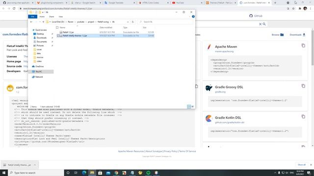 Java Swing - How to install FlatLaf Look and Feel смотреть онлайн