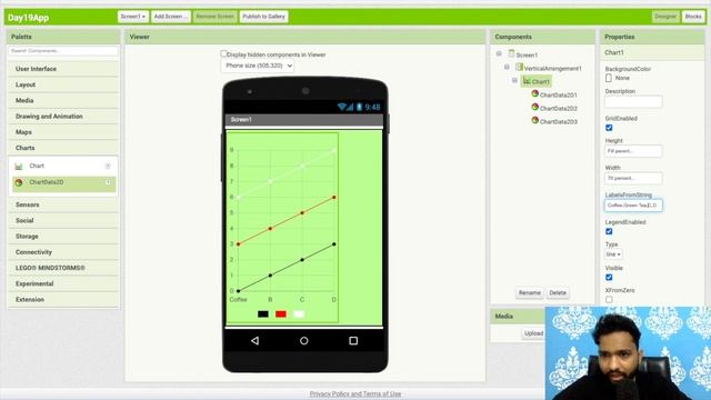 How To Use Charts in MIT App Inventor 2 | Day 19/100 смотреть онлайн