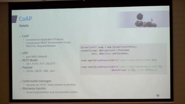 QtWS17 How CoAP standard makes your IoT talk with Qt, Adrien Leravat, Witekio смотреть онлайн