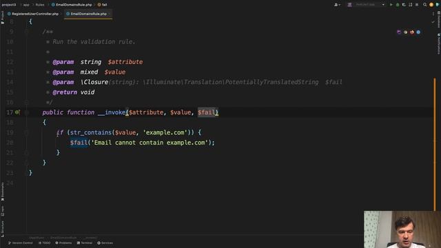 Laravel Custom Validation Rule: Inline Function смотреть онлайн