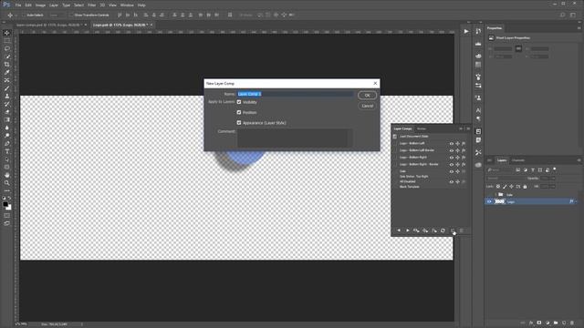 How To Use LAYER COMPS in Photoshop - ADVANCED Method With Smart Objects смотреть онлайн