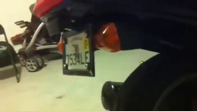 Ex 500 ninja rear light and fender trick смотреть онлайн