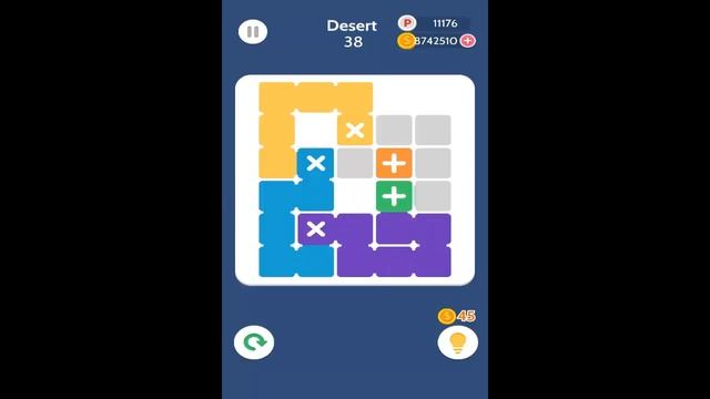 Color Connect Fill in the blocks Desert Level 31-45 Walkthrough смотреть онлайн