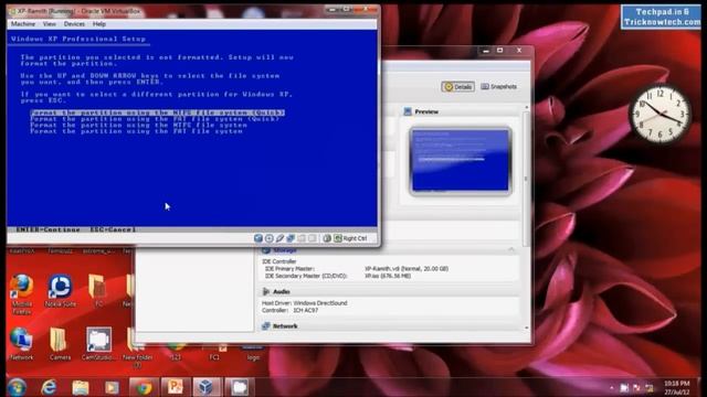 How To Install Windows XP in Windows 7 using Virtual Box смотреть онлайн