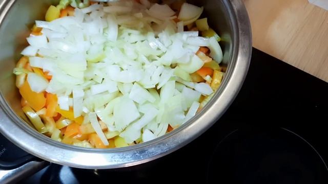 Мой рецепт ЛЕЧО из болгарского перца и репчатого лука #рецептлечо #лечо смотреть онлайн