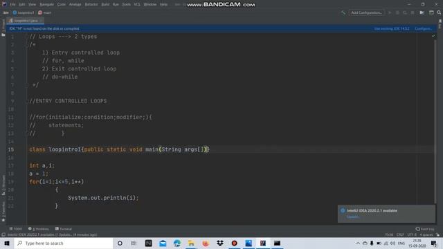 For loops - Entry Controlled Loops | Java in Hindi for beginners смотреть онлайн