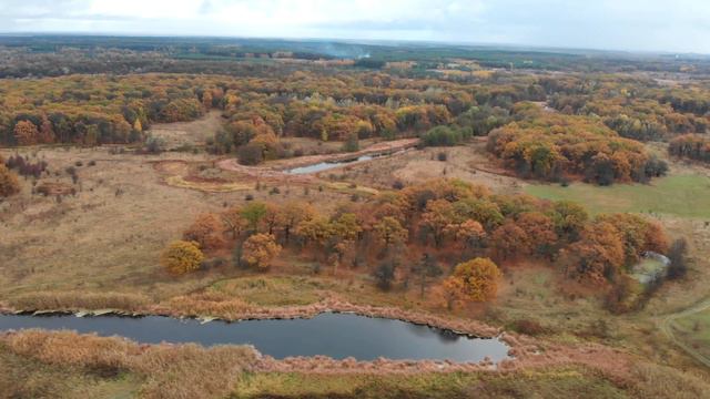 Река Ворскла. Осенние краски. смотреть онлайн
