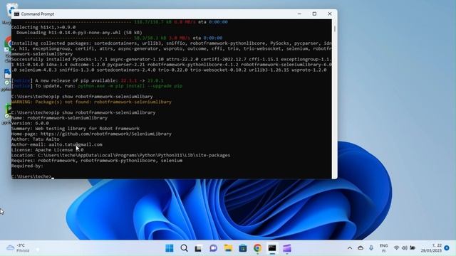 3. Installing Python, Pip and Robot framework смотреть онлайн
