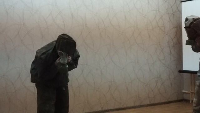 Костюм химической защиты. Надевание на время смотреть онлайн