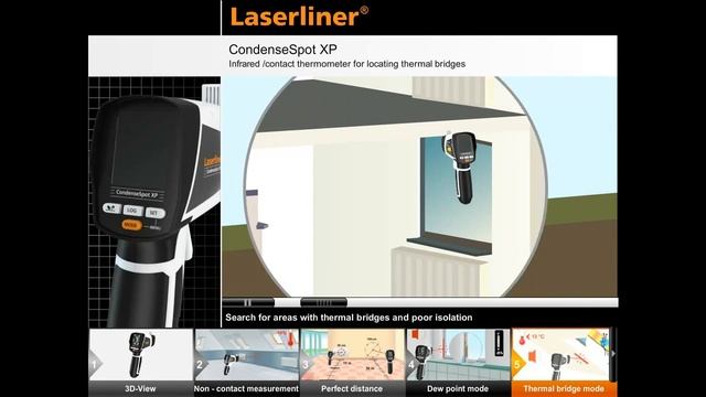 Laserliner CondenseSpot XP Infrarot Thermometer смотреть онлайн