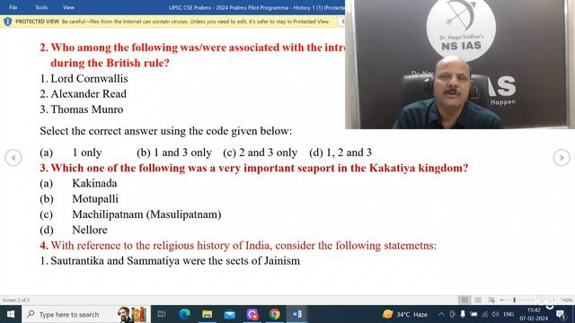 UPSC CSE/Group 1 Prelims Pilot Programme - Session 1 - History & Culture PYQs/MCQs Practice смотреть онлайн