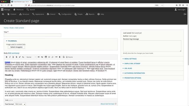 GovCMS rich text editor overview смотреть онлайн
