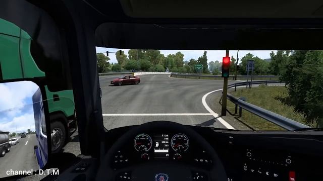 ets 2 BEST LOUD OPEN PIPE MOD EVER WITH 3 stages exhaust valve system , scania geelhoed skin, D.T.M смотреть онлайн
