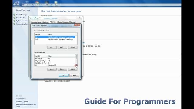How to set Environment Variables for Java on Windows 7 смотреть онлайн