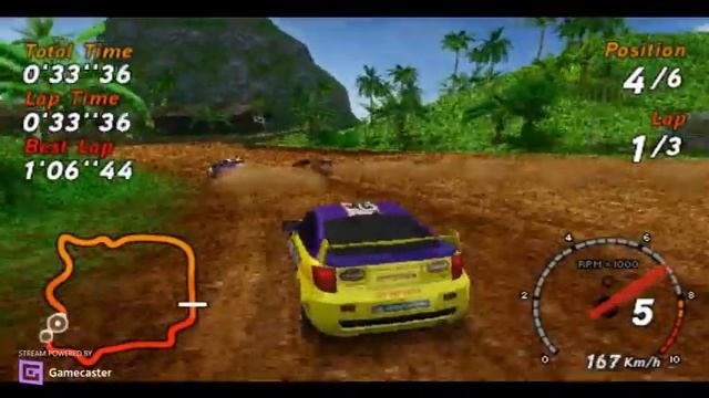 LIVE Streaming SEGA Rally REVO PSP Part 4 смотреть онлайн