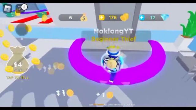 ОГРАБИЛ БАНК НА 999,999,999, $ В ИГРЕ Bank Robbery В РОБЛОКСЕ смотреть онлайн