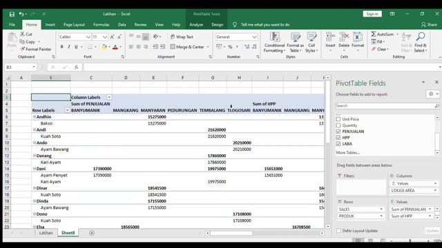 CARA MENGOLAH DATA DENGAN PIVOT TABLE MICROSOFT EXCEL- PEMULA WAJIB TAHU #MICROSOFTEXCEL #JAGOEXCE смотреть онлайн