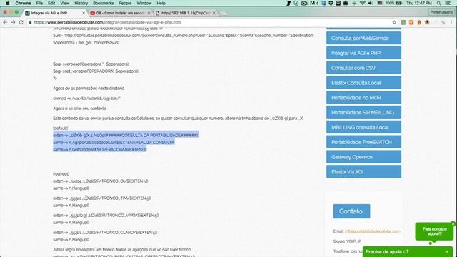 15 - Como instalar um servidor com Dongles (Configurando a portabilidade via PHP AGI) смотреть онлайн