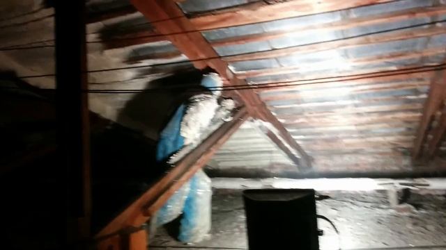 Утепление пенополиуретаном кровли старого здания в Выборге 2016 год.