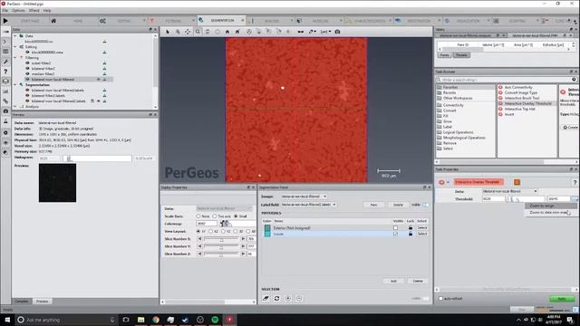 Using Pergeos to Extract Porosity from a Large X-Ray MicroCT Dataset смотреть онлайн