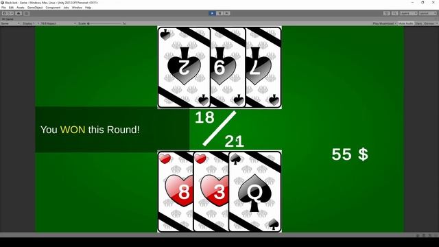 Unity Course: Black Jack - Card Game | OctoMan смотреть онлайн