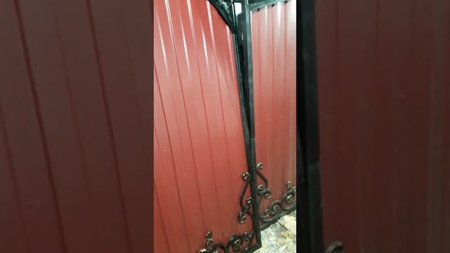 Ворота и калитка с узорами смотреть онлайн