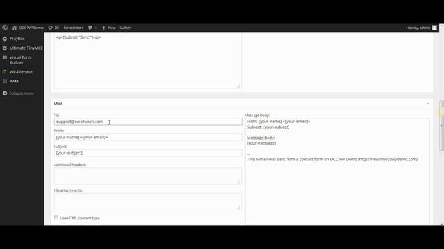 Contact Form 7 - How to change the email address and message смотреть онлайн